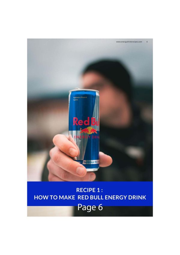 TECHNICAL FORMULA & INGREDIENTS ON HOW TO MAKE SPORT ENERGY BOOSTER